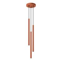 Hanglamp PASTELO 3P rood oker