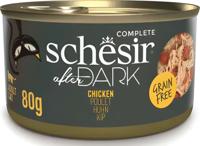 SCHESIR After dark Chicken in broth - nat kattenvoer - 80g