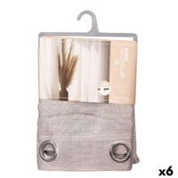 Gordijn Gift Decor Grijs 140 x 260 cm (6 Stuks)