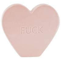 Housevitamin beeld candy heart lichtroze 19,5 cm | 6 stuks