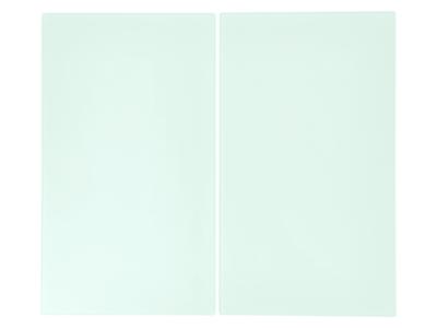 SILVERCREST Set van 2 kookplaat afdekplaten (Matglas) SILVERCREST Set van 2 kookplaat afdekplaten (Matglas)