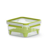 Emsa CLIP & GO Sandwichbox XL lunchbox 1,3 l, met roosterinzet voor 2e niveau - thumbnail