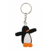 Pluche sleutelhanger Pinguin knuffel 6 cm - Knuffel sleutelhangers - thumbnail