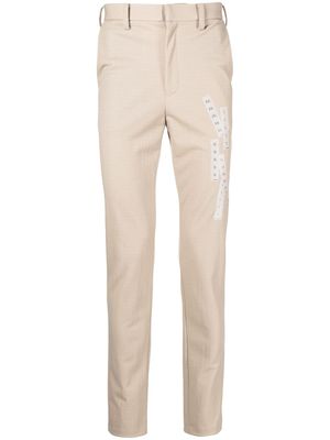 Doublet pantalon droit à taille haute - Marron