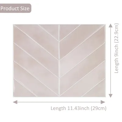 Grote 3D Wandstickers - Peel & Stick Tegels | PET | 10 Vellen | Waterbestendig Grote 3D Wandstickers - Peel & Stick Tegels | PET | 10 Vellen | Waterbestendig