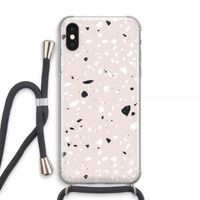 Terrazzo N°20: iPhone XS Max Transparant Hoesje met koord