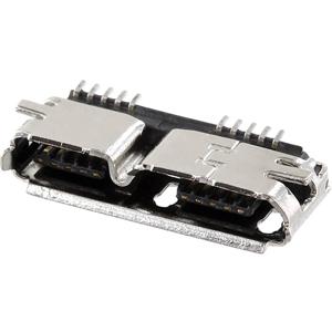 USB-connector Bus, inbouw horizontaal BB-type MICUBN10BBS econ connect 1 stuk(s)