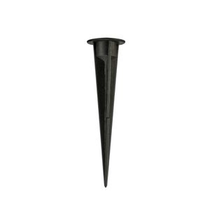 Grondpin kunststof zwart 17,5 cm