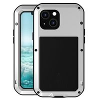 Love Mei Powerful iPhone 13 Mini Hybrid Case - Zilver - thumbnail