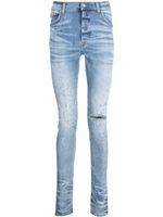 AMIRI jean slim à ornements en cristal - Bleu - thumbnail