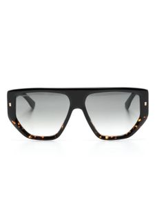 DSQUARED2 EYEWEAR lunettes de soleil à monture carrée - Noir