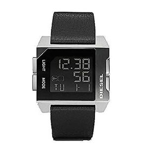 Horlogeband Diesel DZ7171 Leder Zwart 26mm