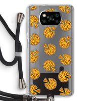 You Had Me At Pizza: Xiaomi Poco X3 Pro Transparant Hoesje met koord