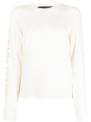 Canada Goose pull en maille fine à col rond - Blanc