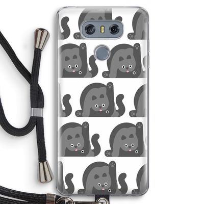 Cats: LG G6 Transparant Hoesje met koord