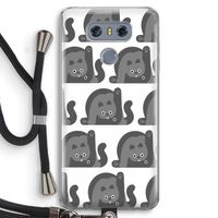 Cats: LG G6 Transparant Hoesje met koord