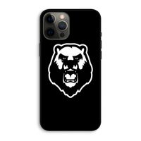Angry Bear (black): iPhone 12 Pro Max Biologisch afbreekbaar hoesje