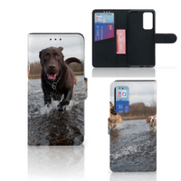 Huawei P40 Telefoonhoesje met Pasjes Honden Labrador