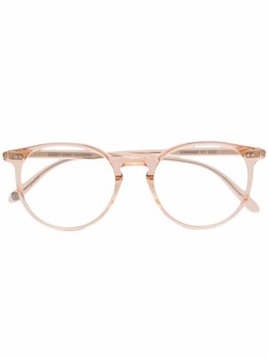 Garrett Leight lunettes de vue à monture ronde - Tons neutres