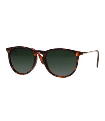 Spectrum zonnebril tortoise goud groen glas unisex