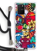 No Rules: Samsung Galaxy S10 Lite Transparant Hoesje met koord
