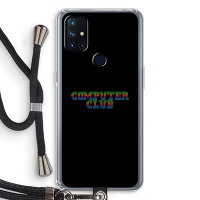 Retro: OnePlus Nord N10 5G Transparant Hoesje met koord