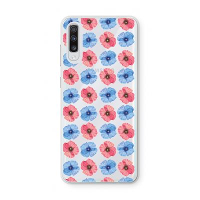 Klaproosjes: Samsung Galaxy A70 Transparant Hoesje