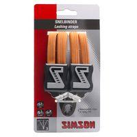 Simson Snelbinder trio met 3 binders 61 cm - oranje