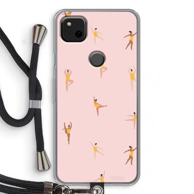 Dans #2: Pixel 4a Transparant Hoesje met koord