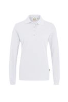 Hakro 215 Women's long-sleeved polo shirt MIKRALINAR® - White - M