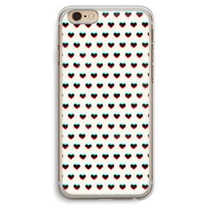 Hartjes: iPhone 6 Plus / 6S Plus Transparant Hoesje