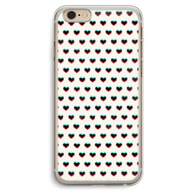 Hartjes: iPhone 6 Plus / 6S Plus Transparant Hoesje