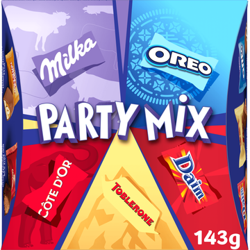 Milka Party Mix Chocolaatjes Assortiment 143g bij Jumbo