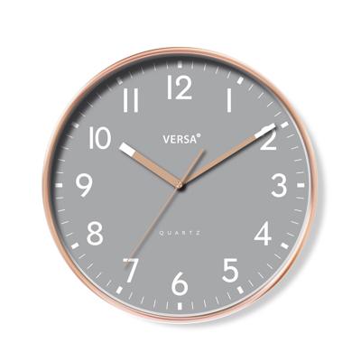 Muurklok Versa Grijs Plastic 4 x 30 x 30 cm