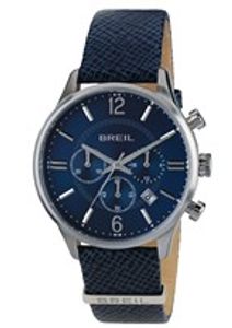 Horlogeband Breil TW1780 Leder Blauw 20mm
