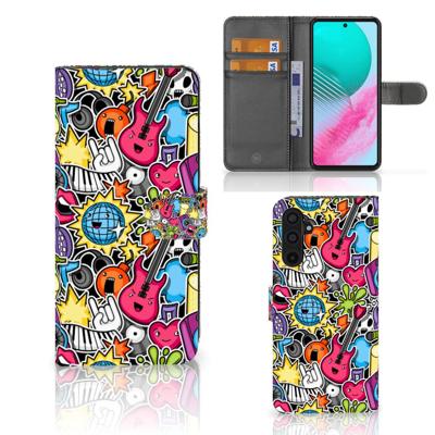 Samsung Galaxy M54 | Wallet Case | met Pasjes | Punk Rock