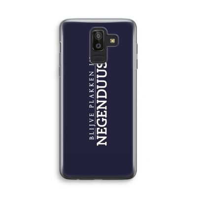 Blijve plakken in Negenduust: Samsung Galaxy J8 (2018) Transparant Hoesje