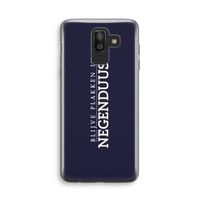 Blijve plakken in Negenduust: Samsung Galaxy J8 (2018) Transparant Hoesje