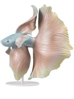 Lladró sculpture Betta Fish en porcelaine - Rose