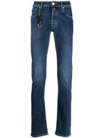 Incotex jean skinny à taille haute - Bleu