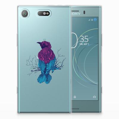 Sony Xperia XZ1 Compact Telefoonhoesje met Naam Merel Sony Xperia XZ1 Compact Telefoonhoesje met Naam Merel