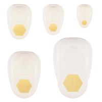 Vaessen Creative • figuurpons set zeshoeken 5st.