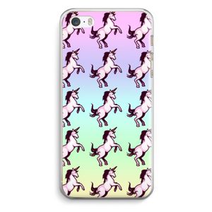 Musketon Unicorn: iPhone 5 / 5S / SE Transparant Hoesje