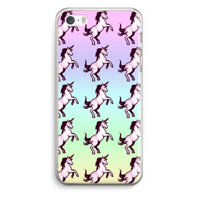Musketon Unicorn: iPhone 5 / 5S / SE Transparant Hoesje