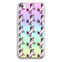 Musketon Unicorn: iPhone 5 / 5S / SE Transparant Hoesje