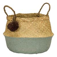 PomPom, maat M Zeegroene mand van zeegras.