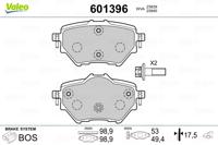 Valeo Remblokset 601396