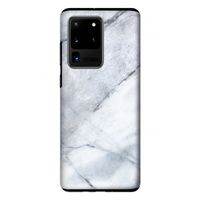 Witte marmer: Samsung Galaxy S20 Ultra Tough Case
