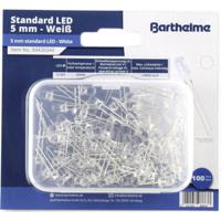 Barthelme LED-assortiment Koud-wit Rond 5 mm 14000 mcd 35 ° 20 mA 3 V