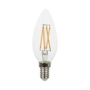 V-Tac LED filament kaars E14 3000K warm wit 4W 9306230